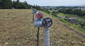 ○제 배수지 유입밸브 수리 및 교체